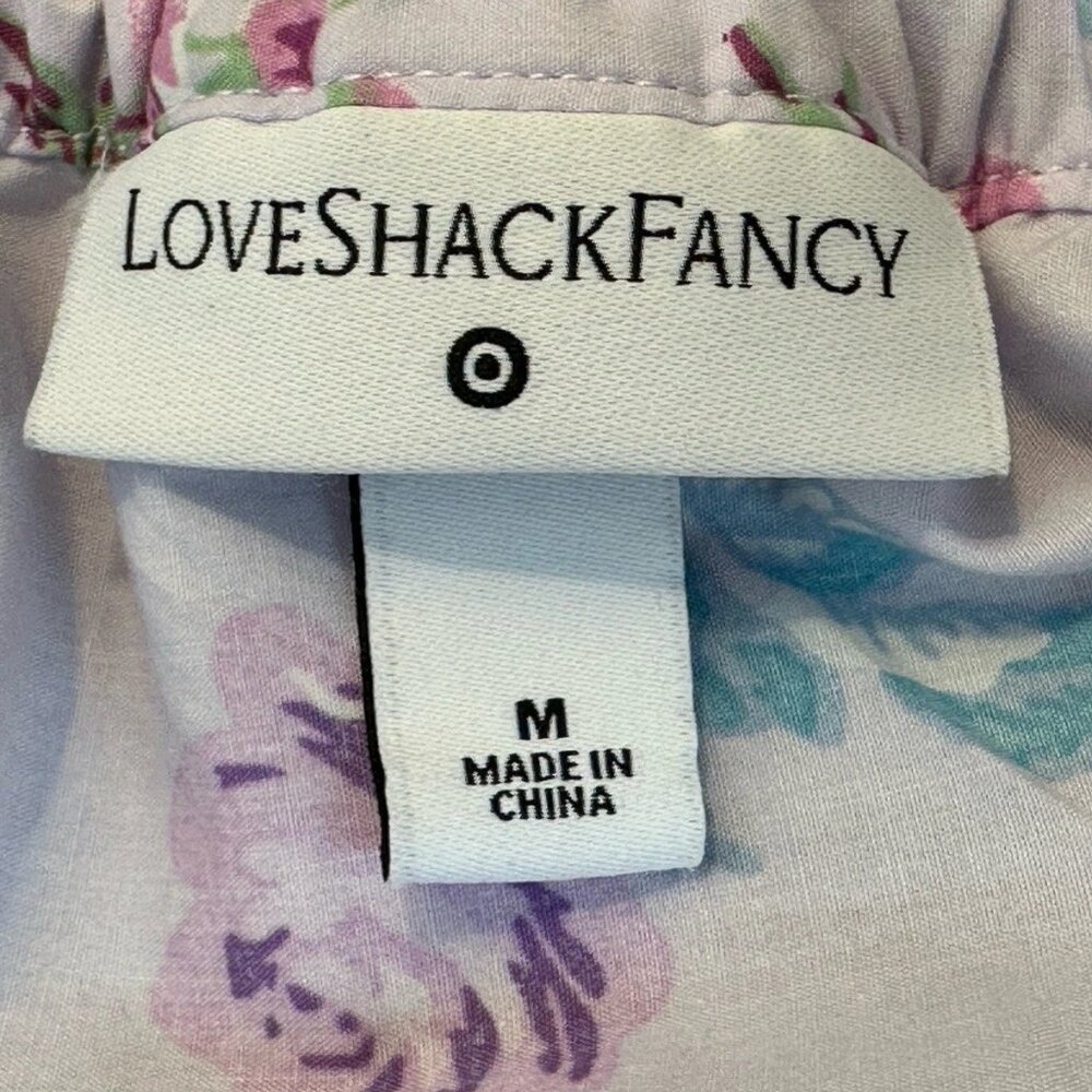 🌸 LOVESHACKFANCY x TARGET Jeanne Floral Mini Dress – M – Worn 1 Time 🌸 - Picture 15 of 16